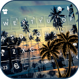 Sunset Beach Leisure Keyboard Theme icon