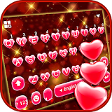 Red Heart Keyboard Theme icon