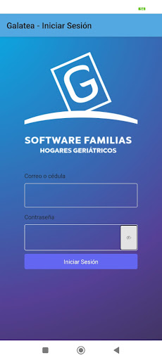 Android application App Galatea Familias screenshort