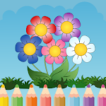 Cover Image of Herunterladen Flower Coloring Book  APK