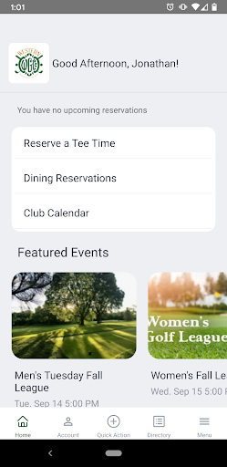 Western Golf & Country Club Screen 2
