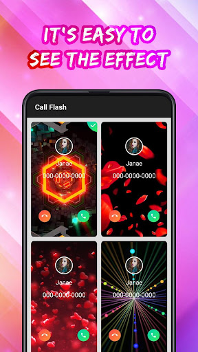 Color Call Flash- Call Screen, Color Phone Flash 4.8 Screenshots 2
