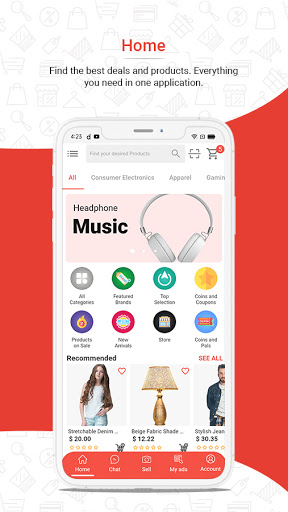 Android application Stynext screenshort