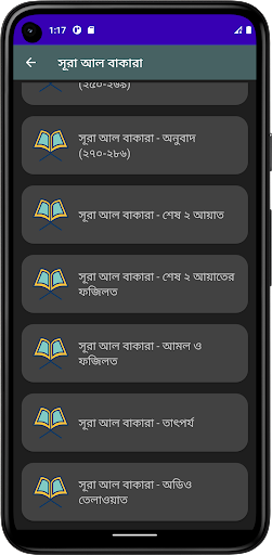 সূরা আল-বাকারা (অডিও তেলাওয়াত) Screen 2
