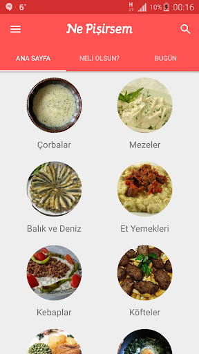 Android application Ne Pişirsem? Yemek Tarifleri screenshort