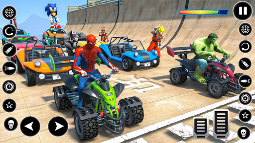 Superhero Atv Quad Bike Game