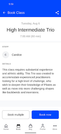 BodyTonic Pilates Gymnasium Screen 3