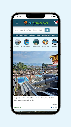 Android application İzmir Geziyor screenshort
