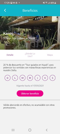 Android application ReCreo en la Provincia screenshort