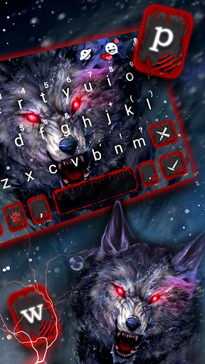 Bloody Wild Wolf Keyboard Them Screen 2