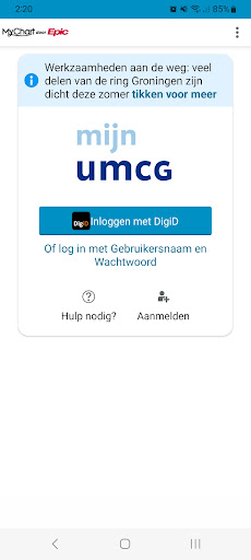 mijnUMCG screenshot 0