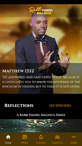 Android application Rabbi Daniel Malinga screenshort