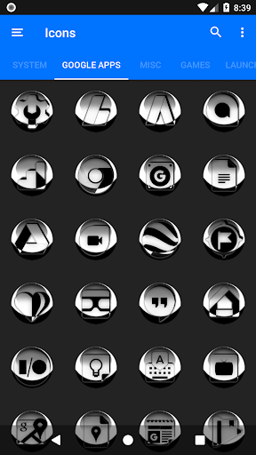 White Icon Pack Style 3 Screenshot