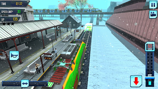 Android application Subway Bullet Train Simulator screenshort