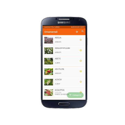 Android application Piante ornamentali screenshort