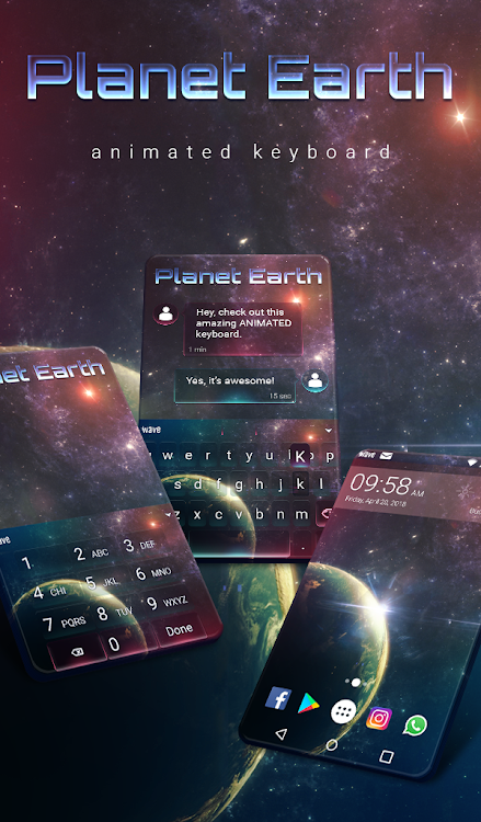 Earth Keyboard & Wallpaper - 5.10.45 - (Android)