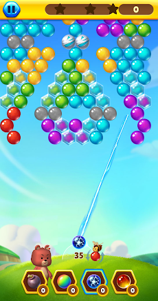 Bubble Bee Pop - バブルシューターゲームのおすすめ画像2