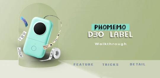 Phomemo D30 Label iPrint Guide