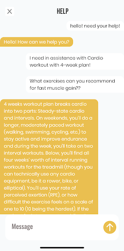 Muscle gain for Beginners Screen 3