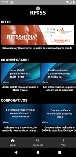 Android application RFESSMEDIA screenshort