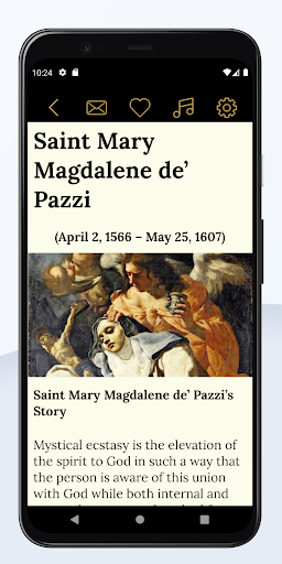 Catholic Saints Calendar Screen 2