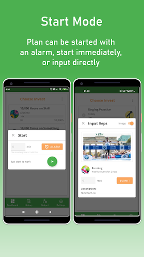 Screenshot of Time Budget - Time Management