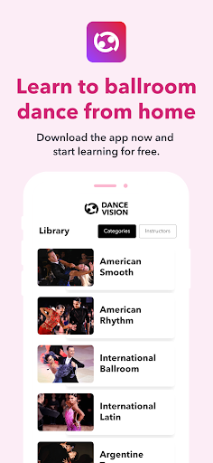 Android application Dance Vision screenshort