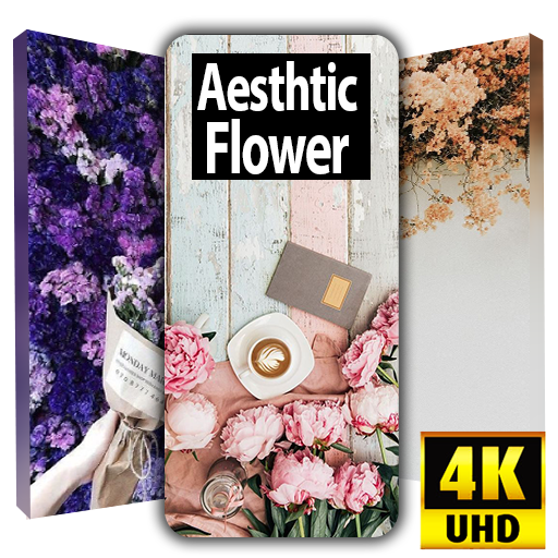 Aesthetic Art Flower Wallpaper logo