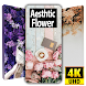 Aesthetic Art Flower Wallpaper - Androidアプリ