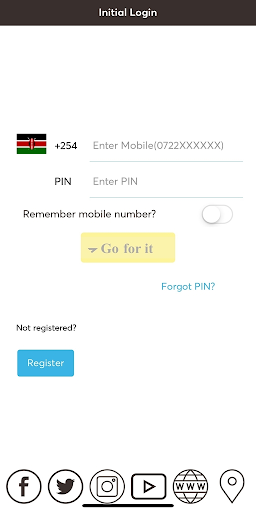 Android application NCBA Mobile RW screenshort