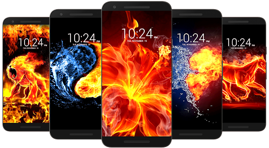 Fire Wallpaper HD & 4K android2mod screenshots 7