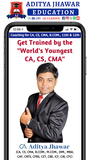 Android application CA CS CMA Aditya Jhawar Educat screenshort