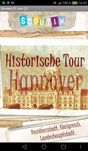 Android application Hannover Demo Historische Tour screenshort