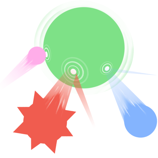 Eat the circles : colors game logo