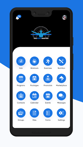 Android application The Body Master screenshort