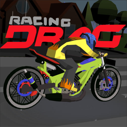 Indonesia Drag Moto Racing 3D logo