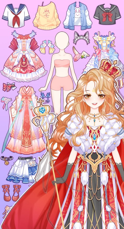 Anime Princess 2：Dress Up Gameのおすすめ画像2