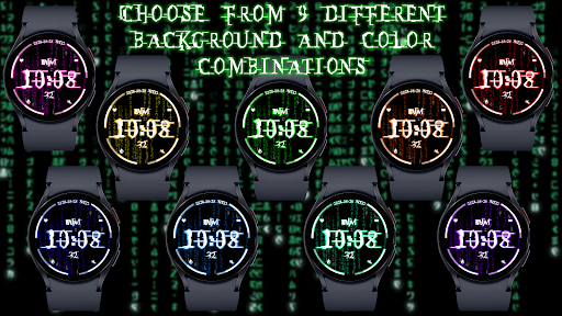 Matrix Animated Watch Face Screenshot 1 - AppWisp.com