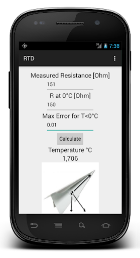 Android application RTD screenshort