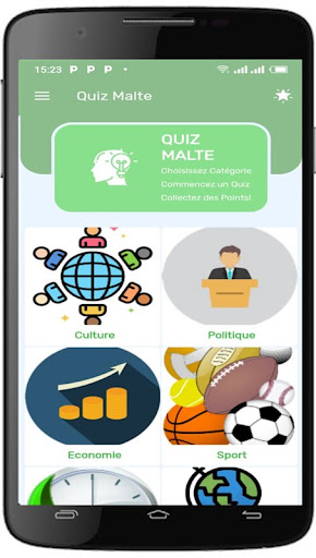 Android application Quiz Malte screenshort