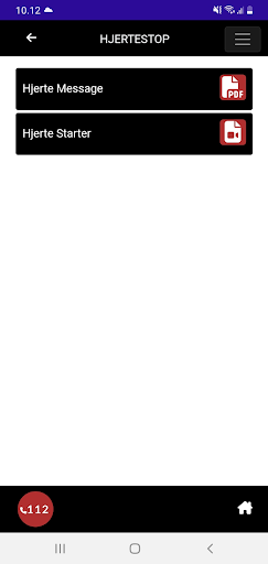 BeredskabsApp Screen 2
