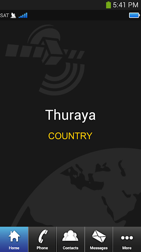 Android application Thuraya SatSleeve screenshort