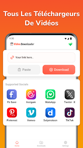 Aperçu de l'application