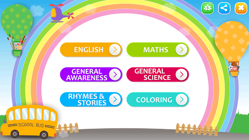 Android application Nursery LKG UKG Learning App screenshort