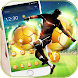 ゴールドサッカーテーマ愛のサッカー Gold Football love football - Androidアプリ