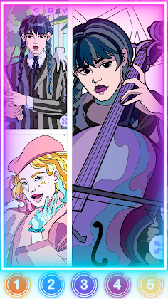 Wednesday Creepy Gothic Color - Screenshot 1