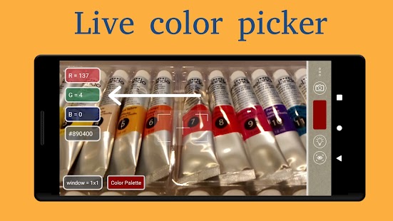 ColorMeter camera color picker Screenshot