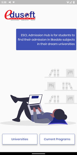Admission HUB Screen 2