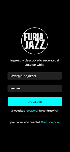 Android application Furia Jazz screenshort