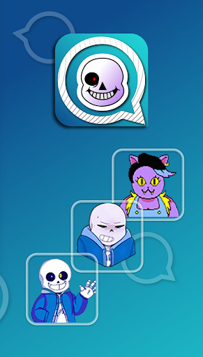 Under-Tale Chat Sans Stickers Screen 2